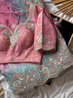 Rishma - Designer Cocktail Handwork Saree