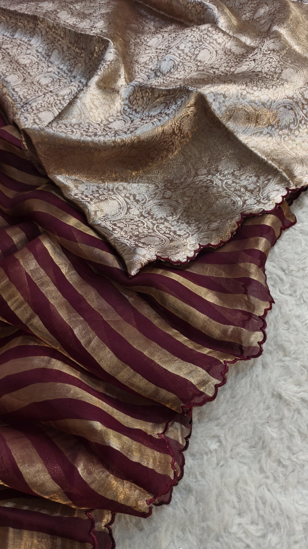 Sidra - Pure Organza Tissue Reshami Zari Silk Saree