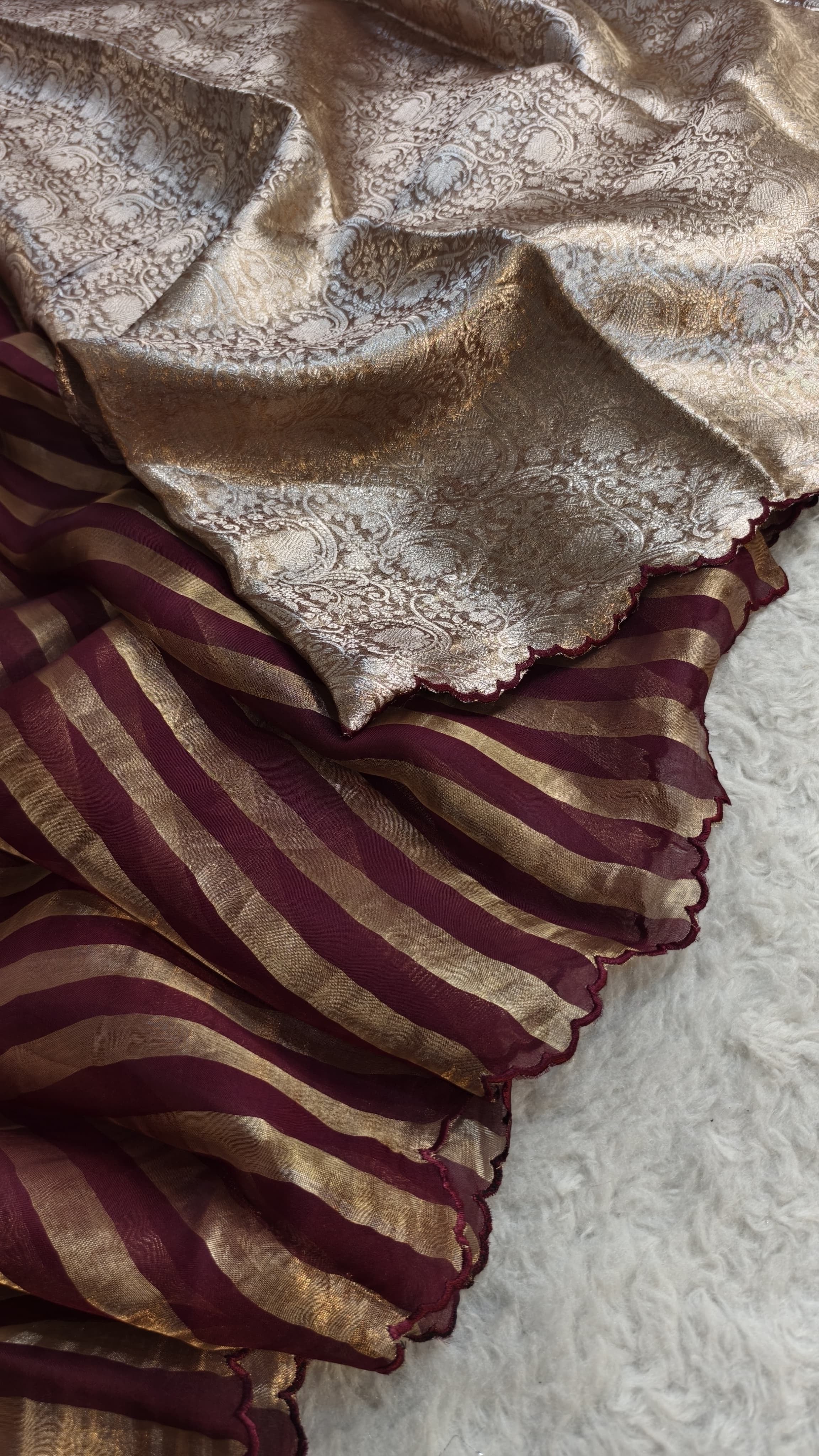 Sidra - Pure Organza Tissue Reshami Zari Silk Saree