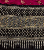 Asmita - Designer Ajrakh Handworked Saree