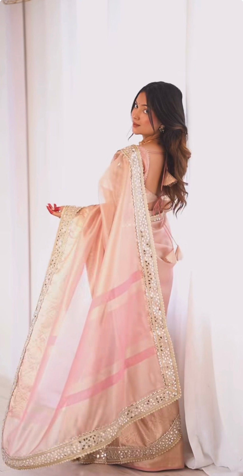 Kangna - Premium Banarasee Tissue Silk Saree