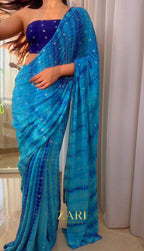 Nila - Lightweight Chinnon Georgette Saree
