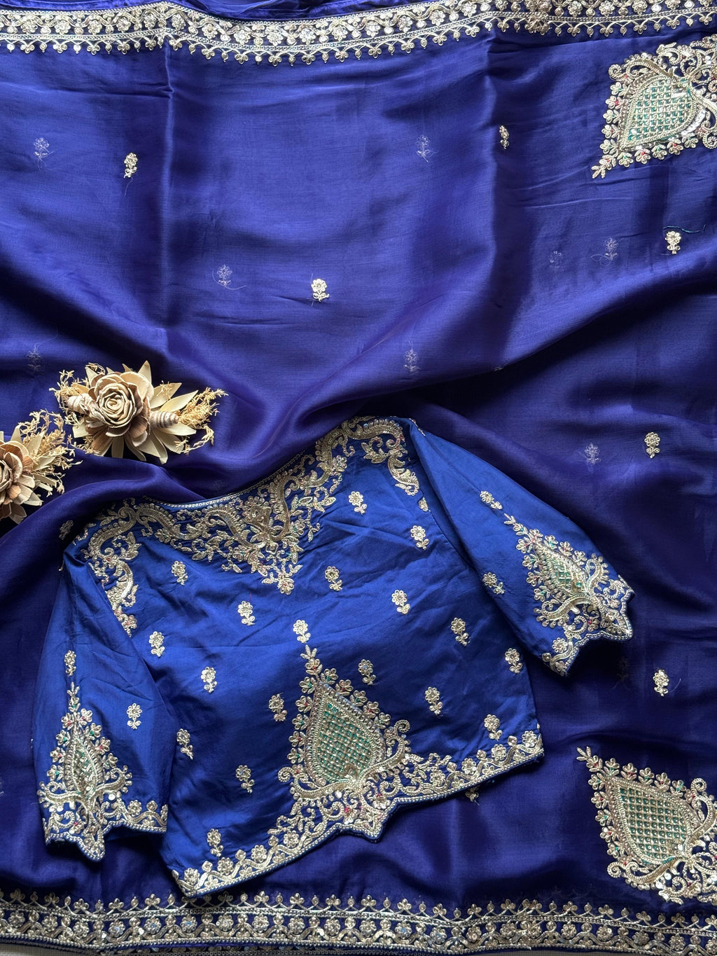 Amiya - Tissue Silk Cocktail Saree