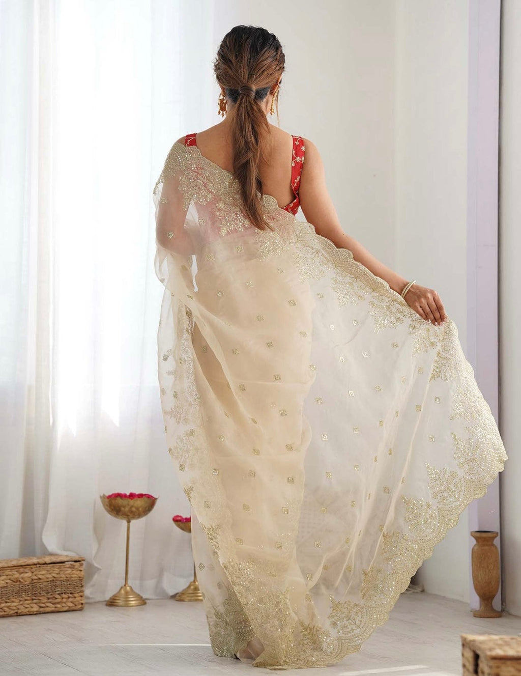 Arti - Grace With Elegance - Soft Organza Saree