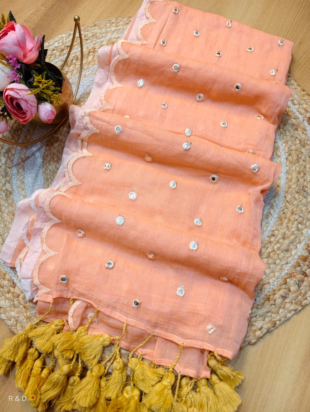 Manjari - Mul mul Cotton Saree