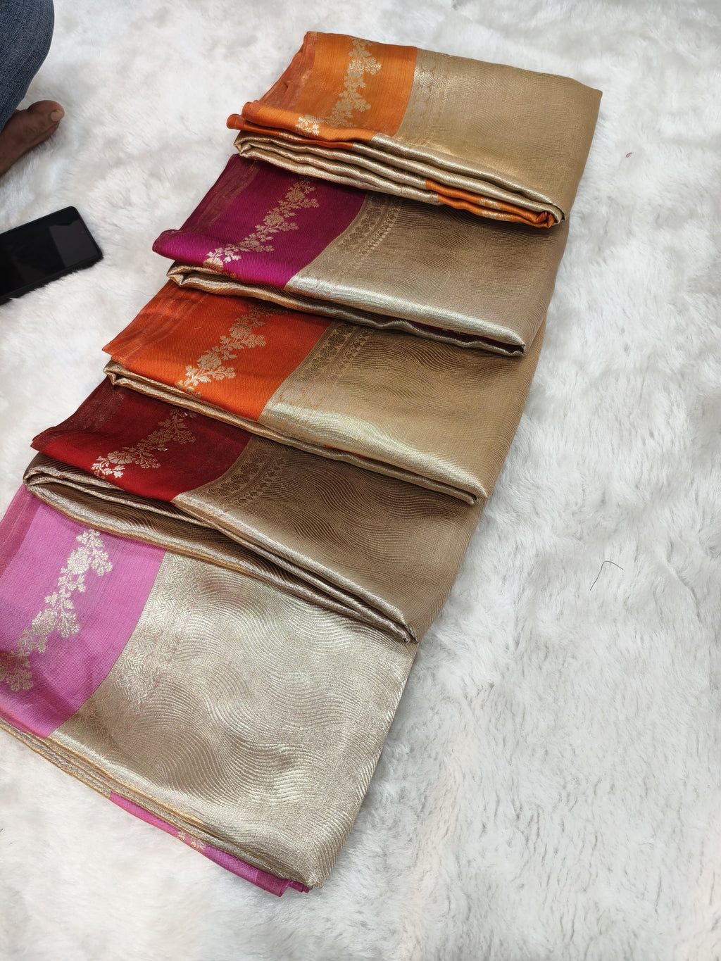 Dhwani -  Pure Banarasi Tissue Silk Saree
