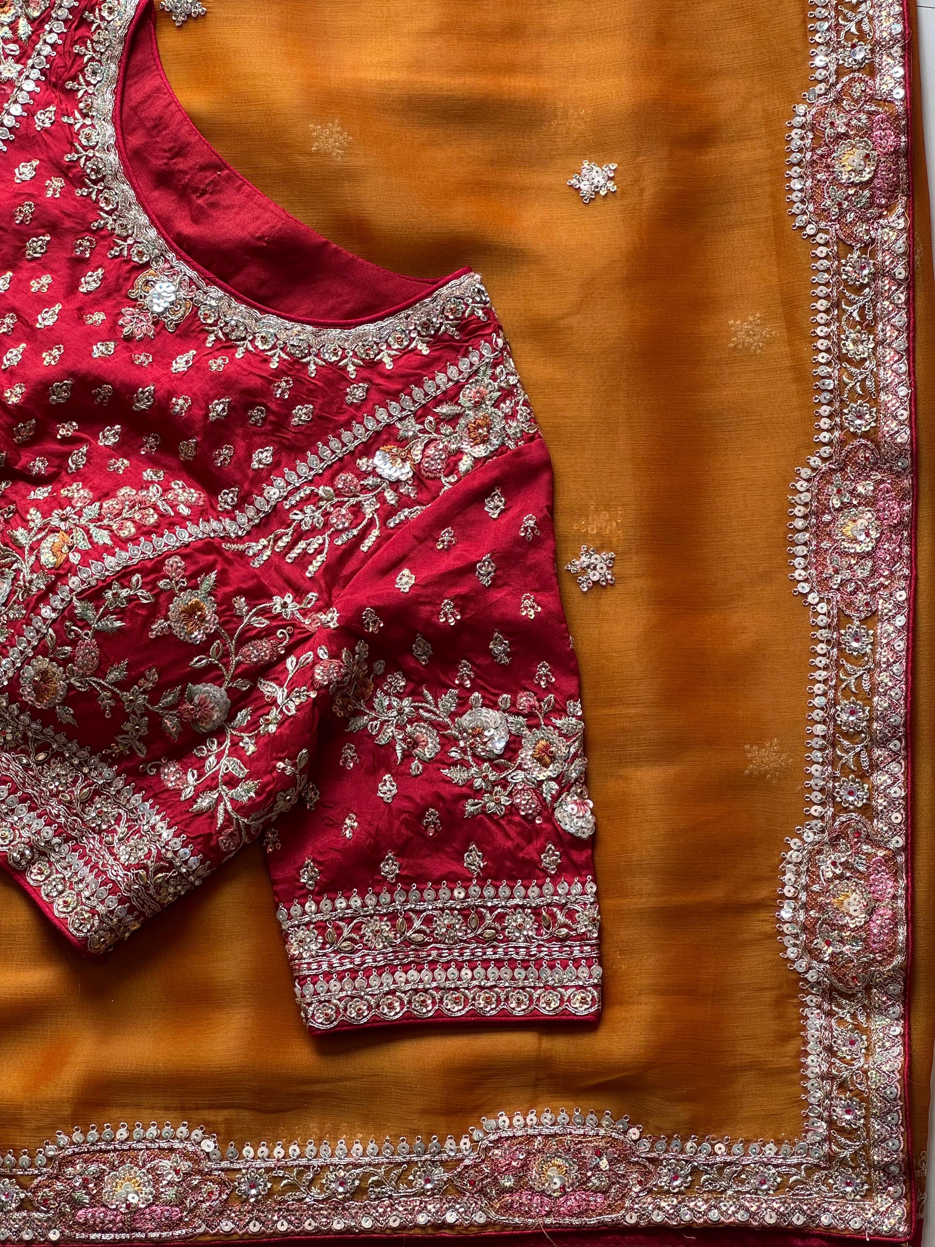 Nikila - Tissue Silk Cocktail Saree
