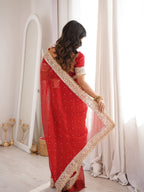 Janki - Tissue Silk Handwork Saree
