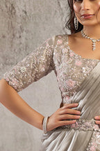 Shora - Designer Satin Saree