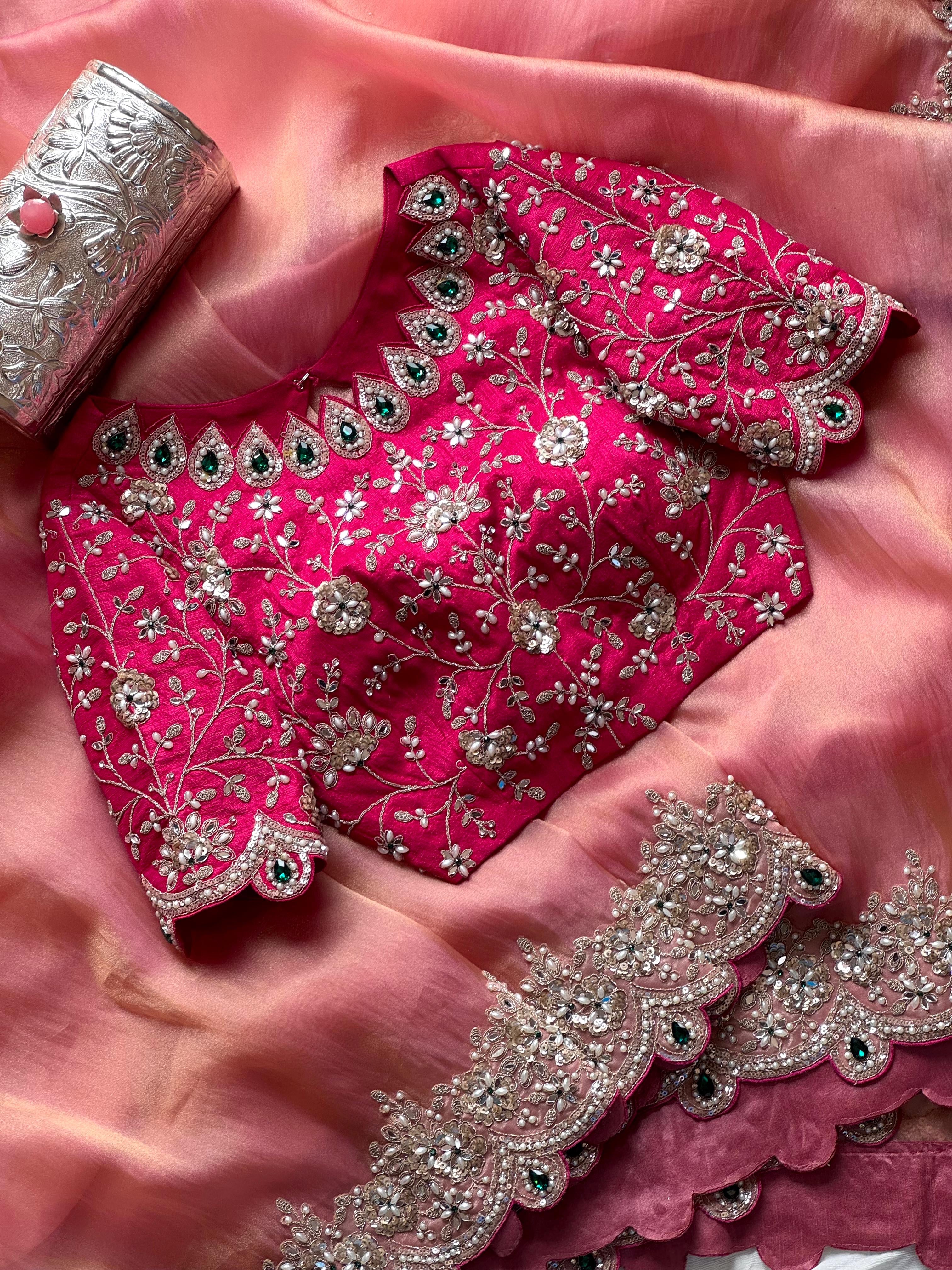 Anoushka - Designer Tissue Saree