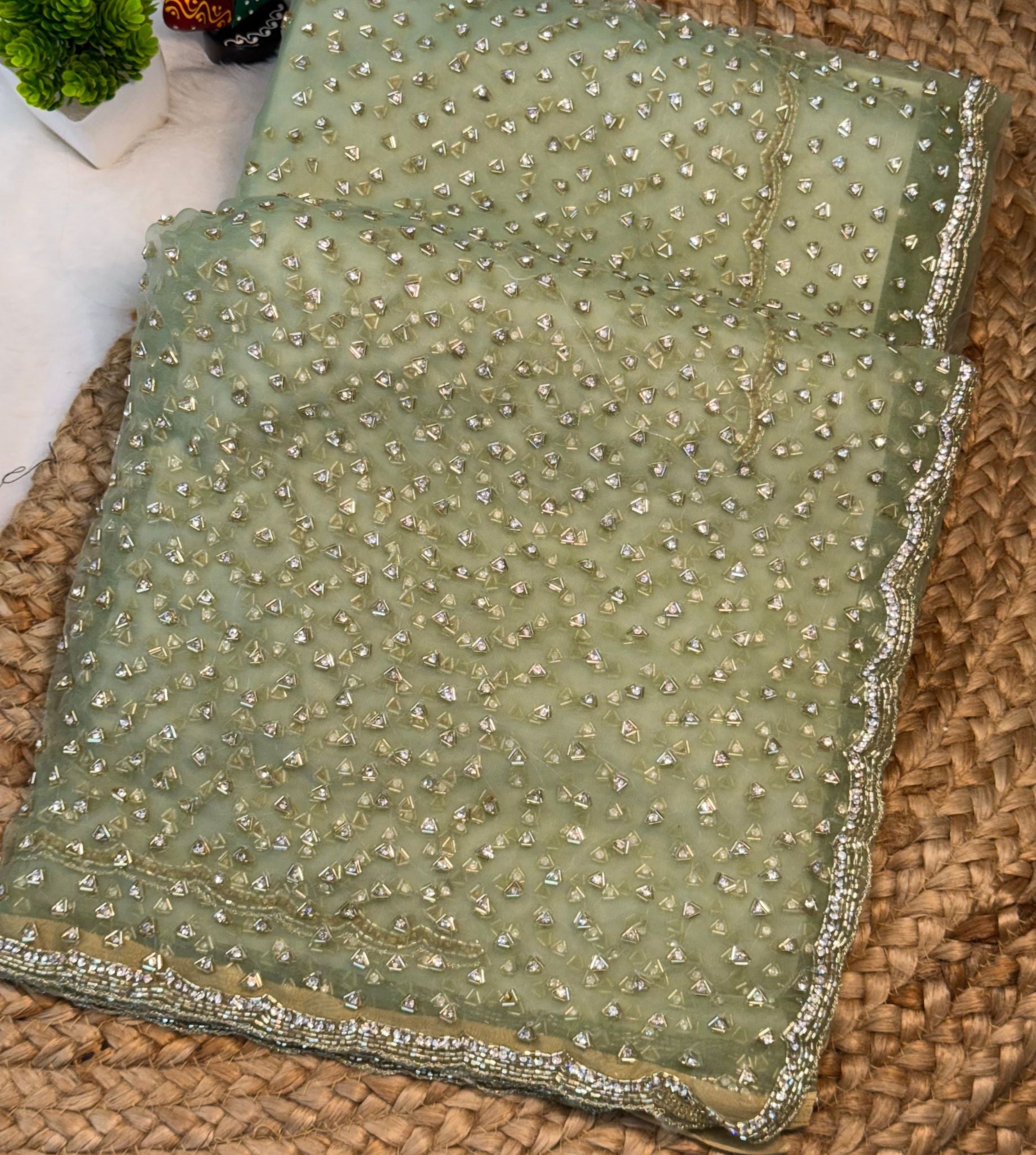 Masoom - Designer Tissue Organza Saree