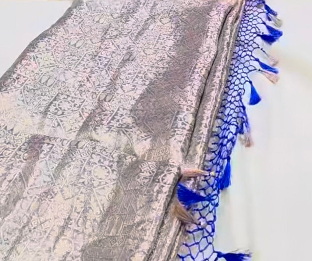 Dhwani -  Pure Banarasi Tissue Silk Saree
