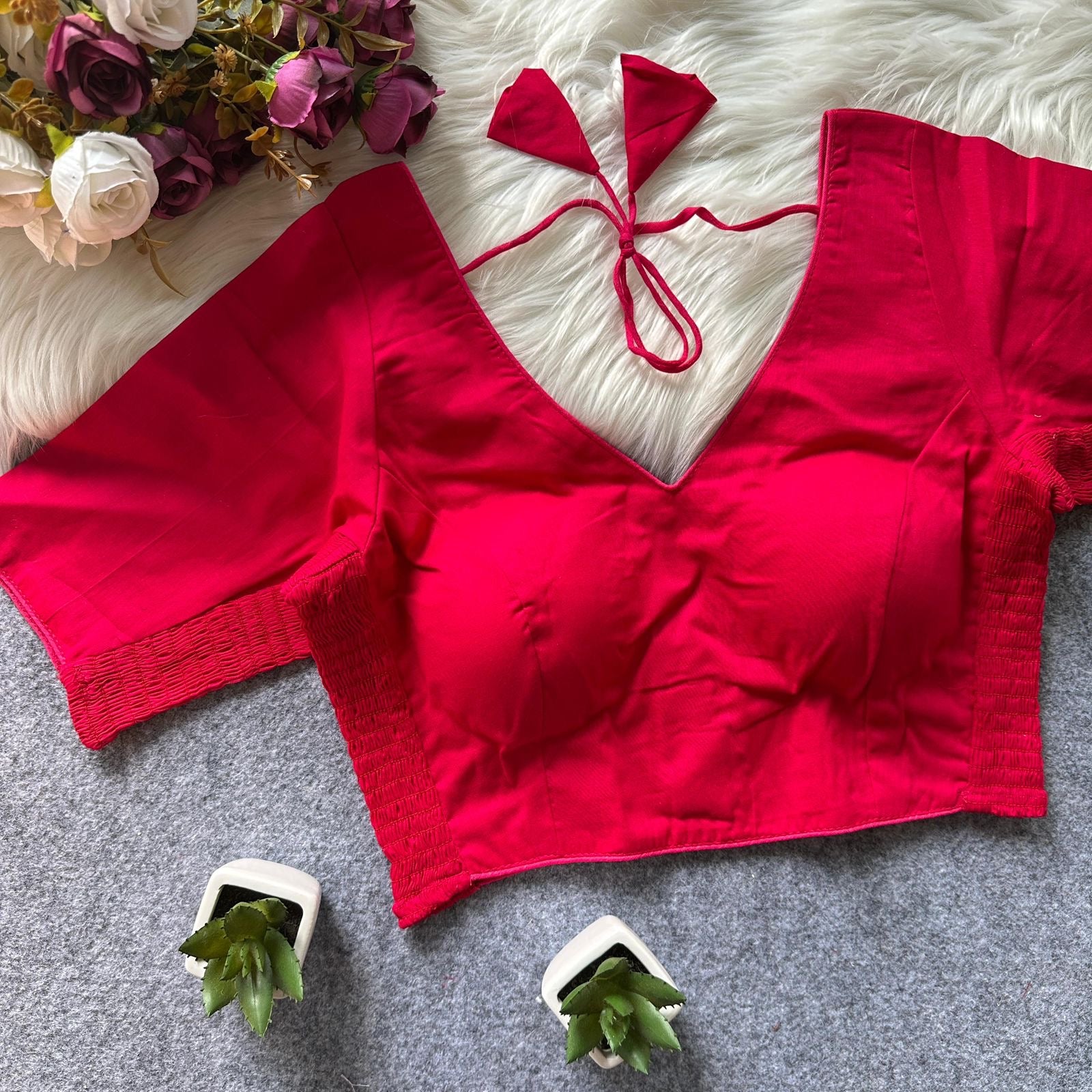 Kirthi - Stretchable Cotton Blouse 