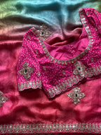 Roohani - Designer Tabby Silk Saree