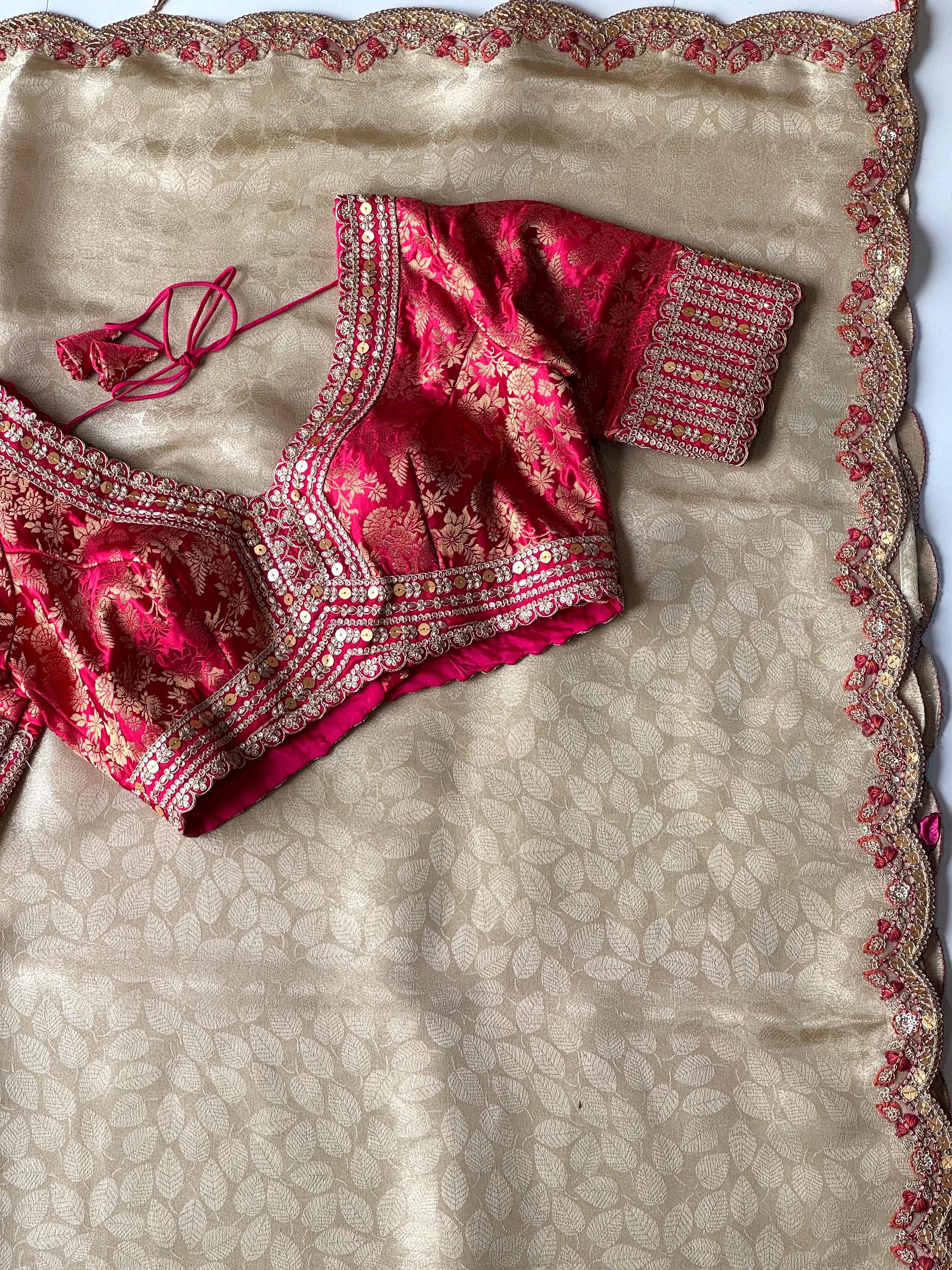 Mirrai - Designer Handwork Saree