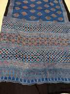 Vainika - Pure Modal Ajrakh saree