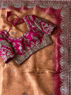 Mansivi - Designer Cocktail Handwork Saree