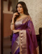 Maaya - Handwoven Banarasee Tissue Silk Saree