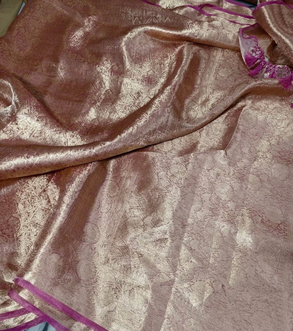 Dipika - Pure Tissue Brocade Silk Saree