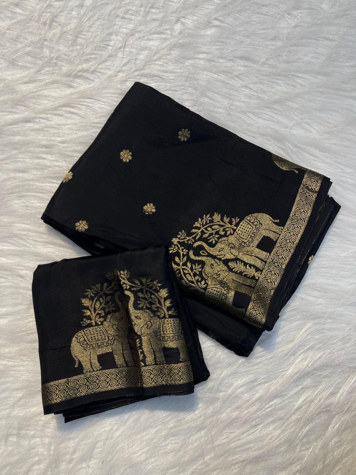 Rima Muslin Silk Saree with Running Blouse