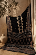 Kanak - Designer Ajrakh Handworked Saree