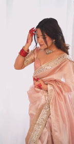 Kamini - Premium Banarasee Tissue Silk Saree