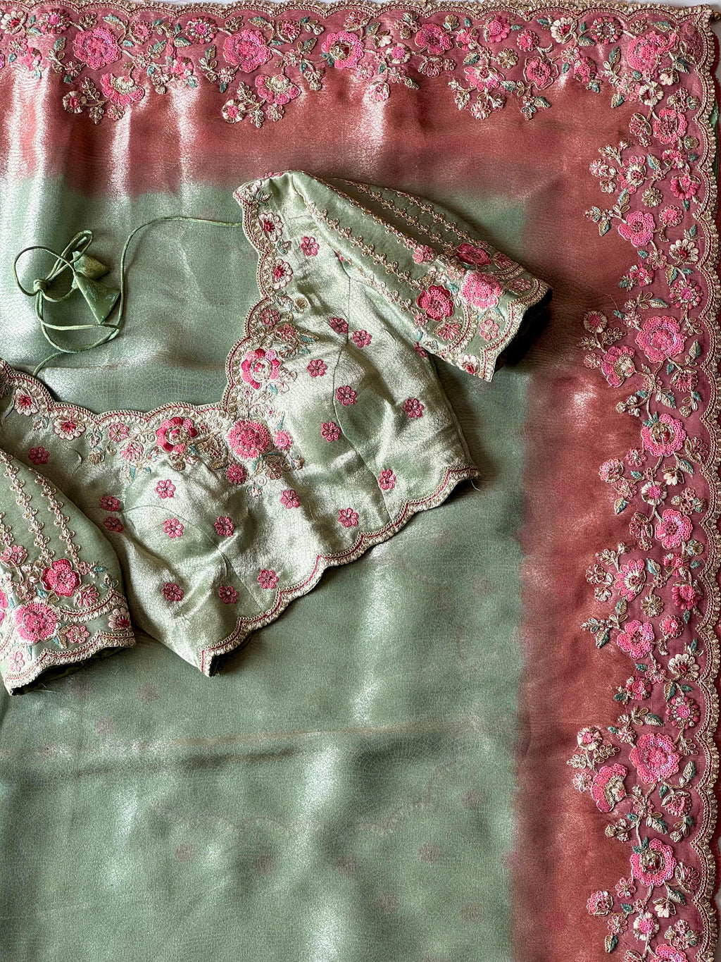 Krishna - Designer Handwork Saree