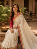 Varsha - 120 Mul Mul Handloom Cotton Saree