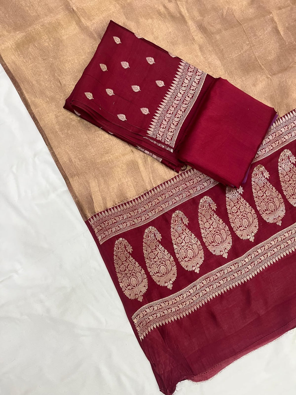 Kanika -  Pure Maheswari silk suit