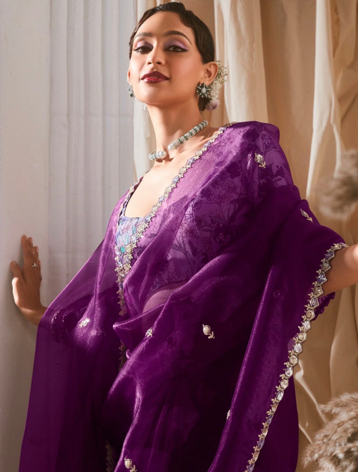 Swati - Pure Organza Designer Saree