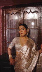 Ishita - Pure Brocade Tissue Silk Saree