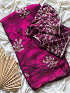 Shivani - Designer Crepe Silk Saree