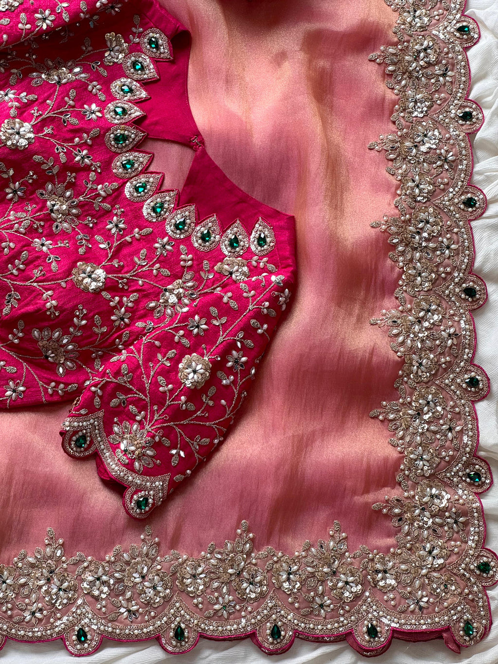 Anoushka - Designer Tissue Saree
