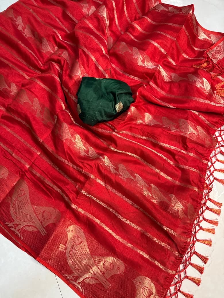 Shaira - Dola Silk Saree