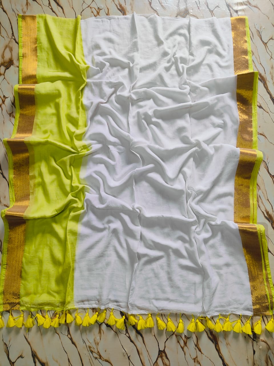 Chandana - Mul mul Cotton Saree