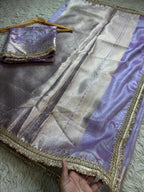 Nitya - Banarasee Glass Tissue Silk Saree