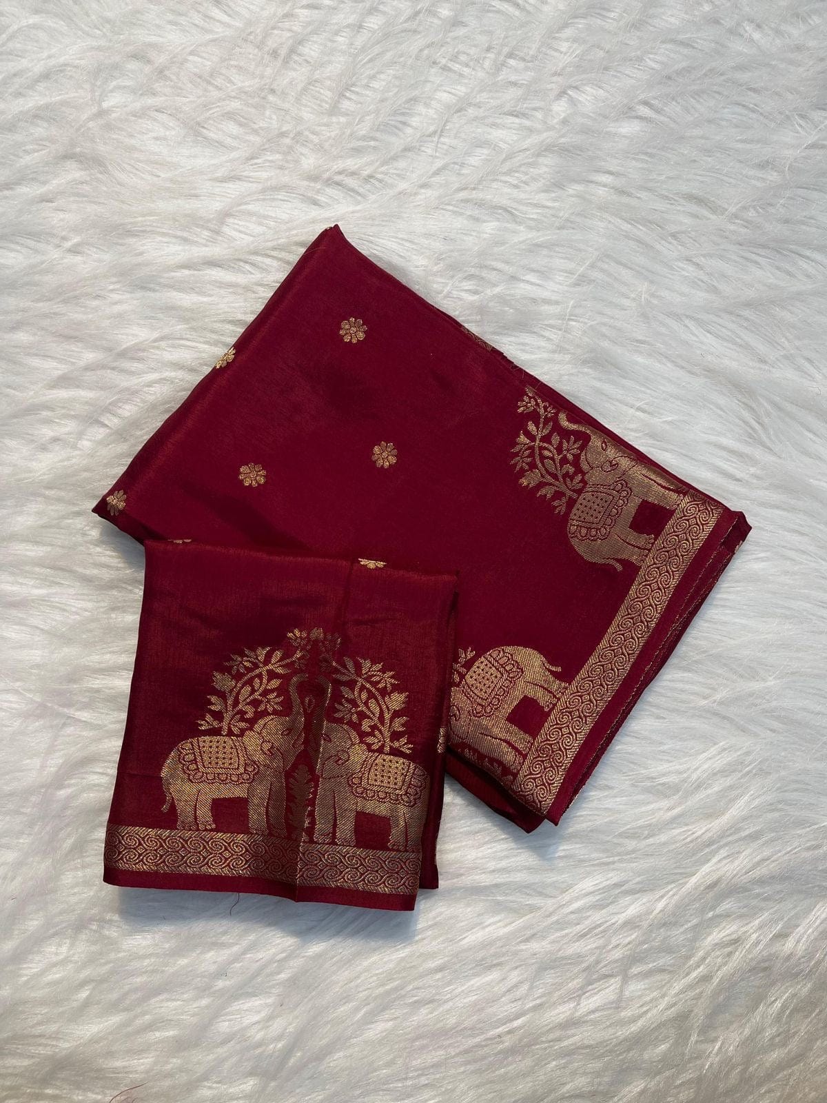 Rima Muslin Silk Saree with Running Blouse