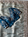 Madona - Designer Tissue Handwork Saree