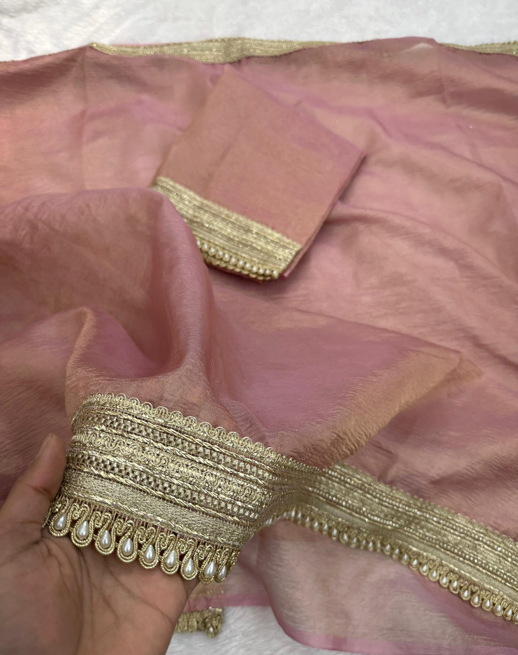 Neha 2 - Tissue Crush Silk Saree