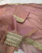 Neha 2 - Tissue Crush Silk Saree
