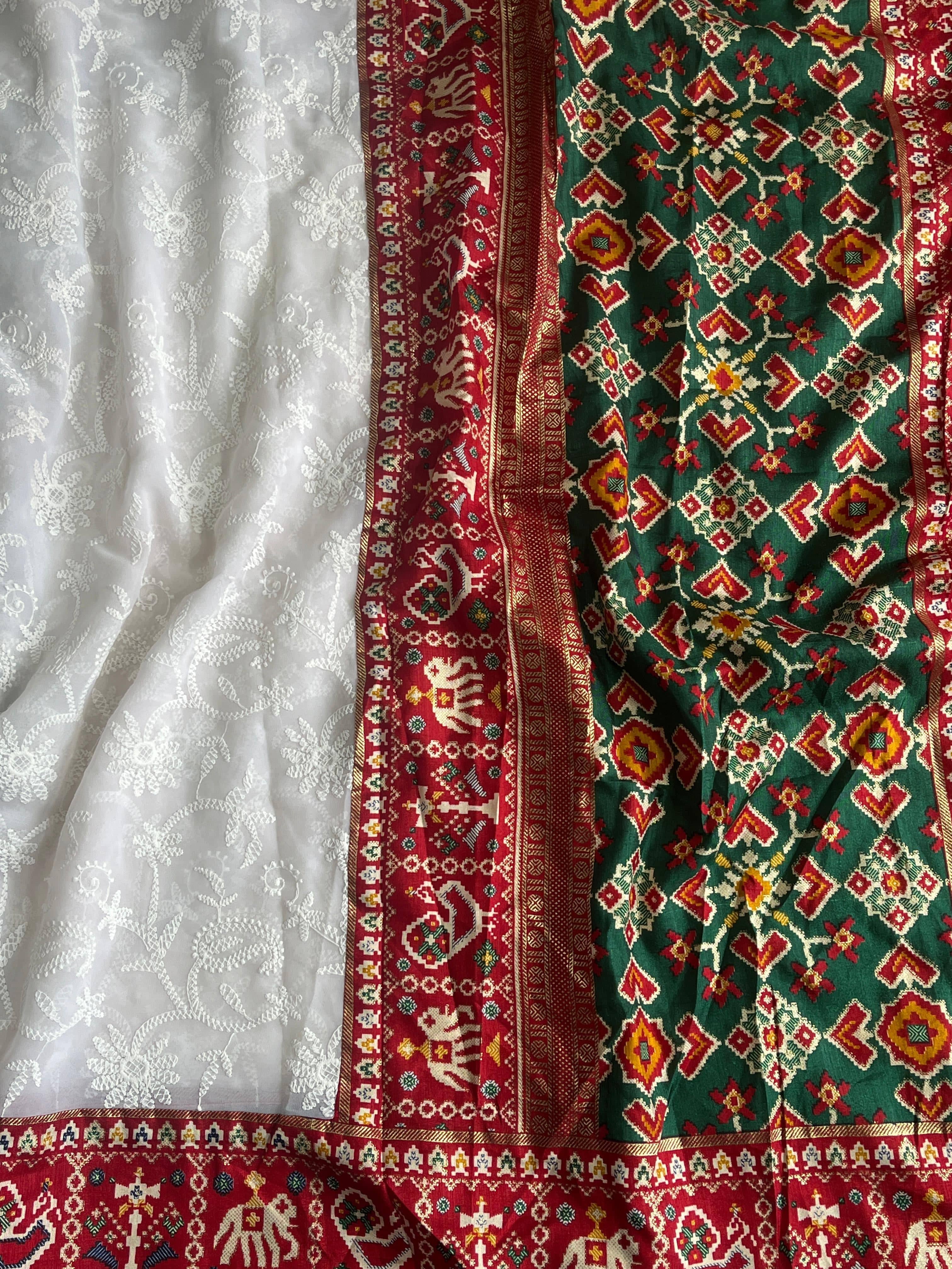 Hira - Premium Georgette Chikankari saree