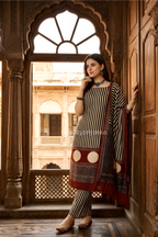 Shivana- Ajrakh Pure Modal Suit