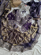 Unaiza - Space Silk Designer Saree