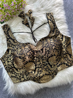 Dilbur - Banarasi silk Padded Corset Blouse