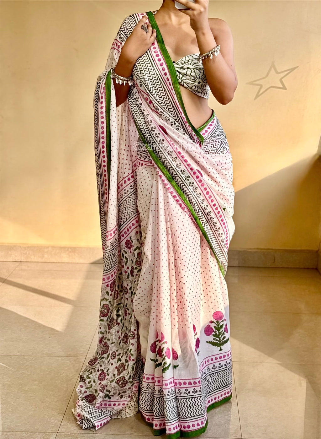 Mayurika - Soft Mul Cotton Saree