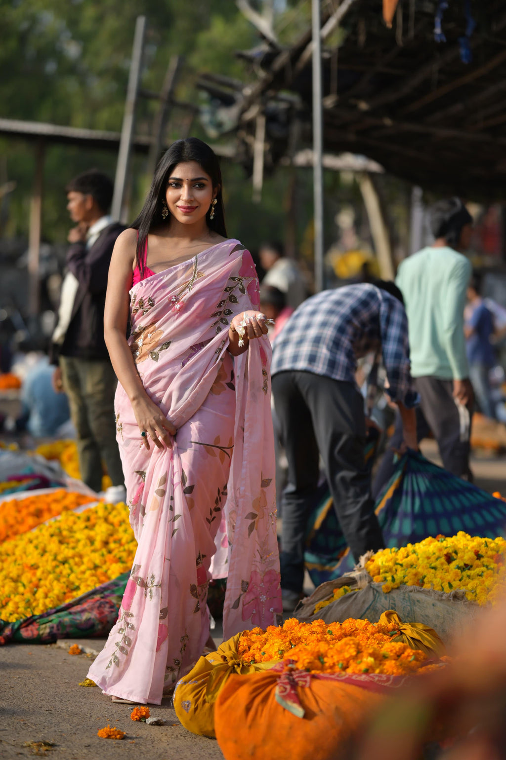 Rooh - Designer Floral Saree