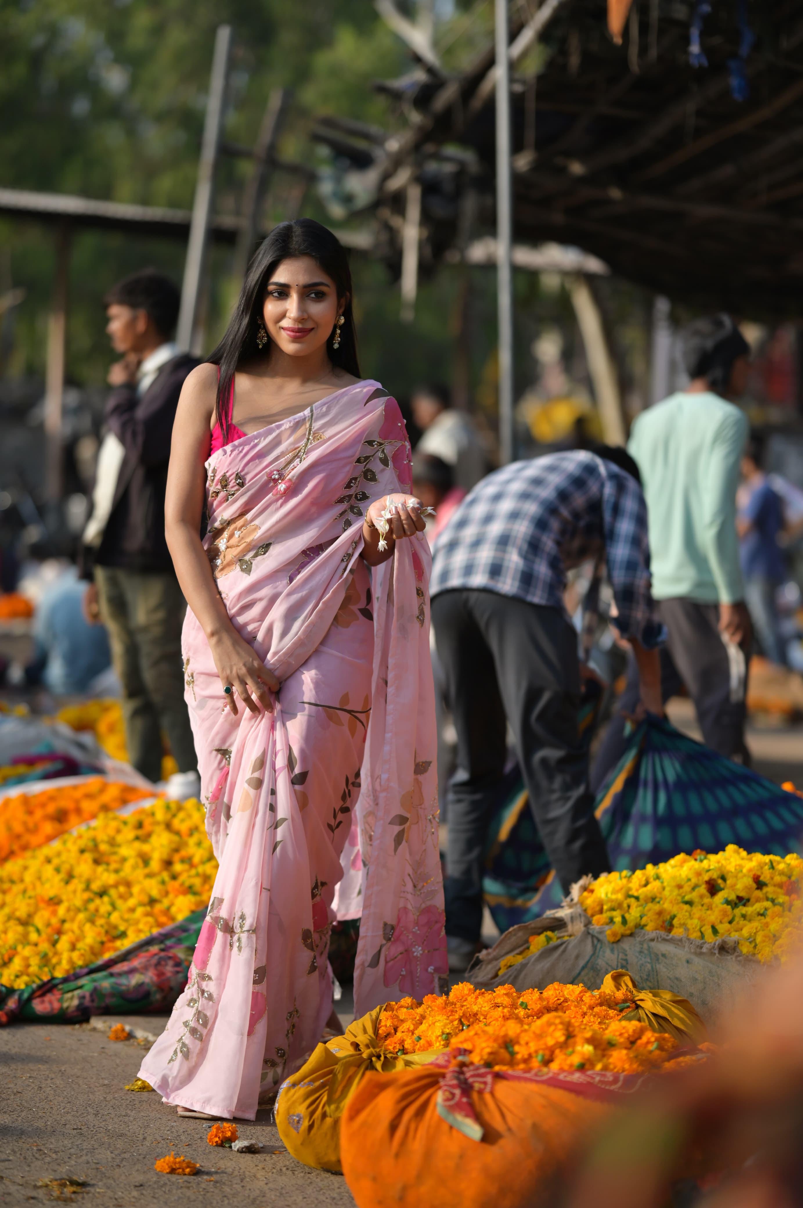 Rooh - Designer Floral Saree