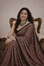 Kinjal  - Pure Modal Ajrakh saree