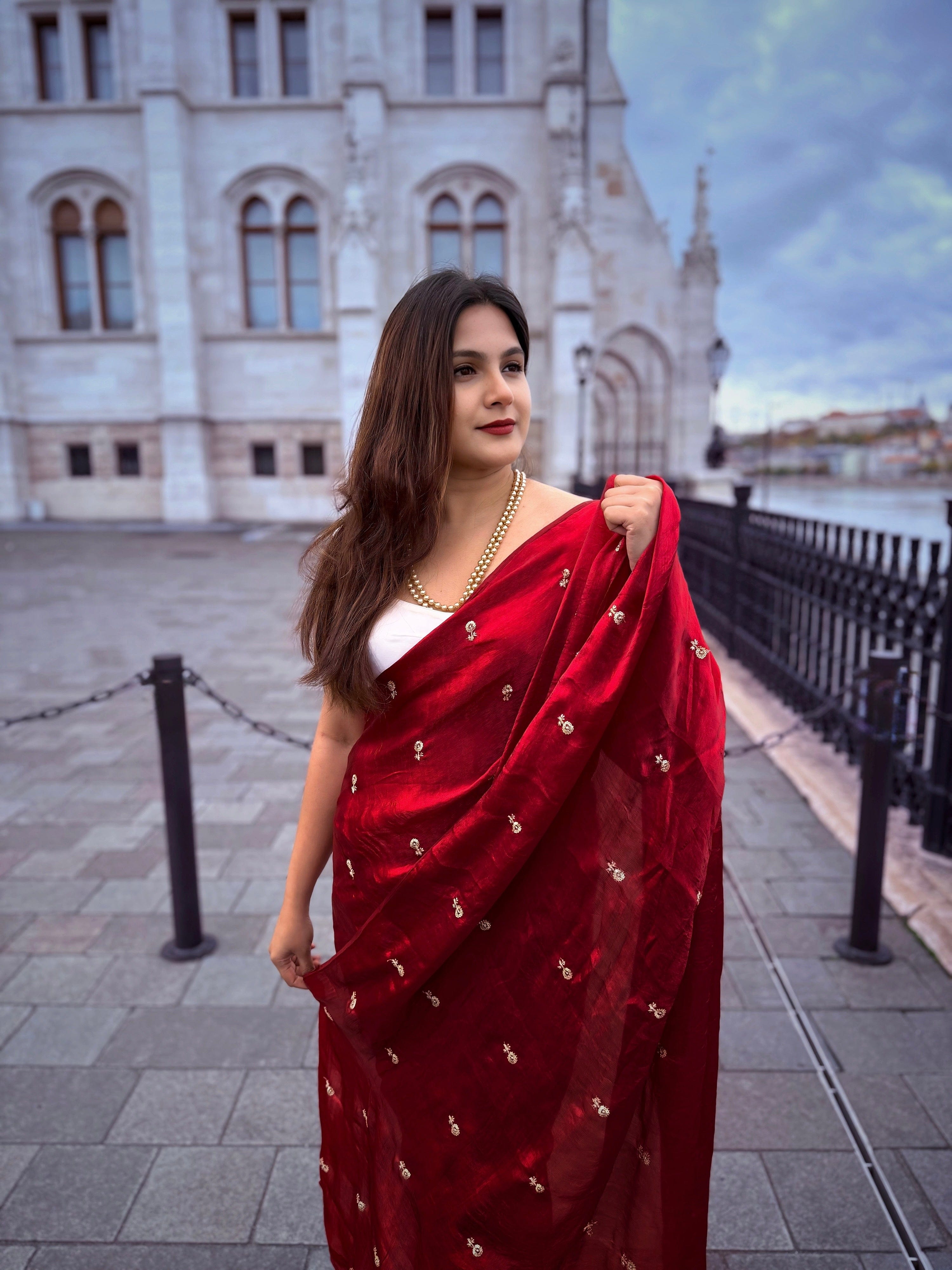 Sarah - Soft Crepe Silk Saree