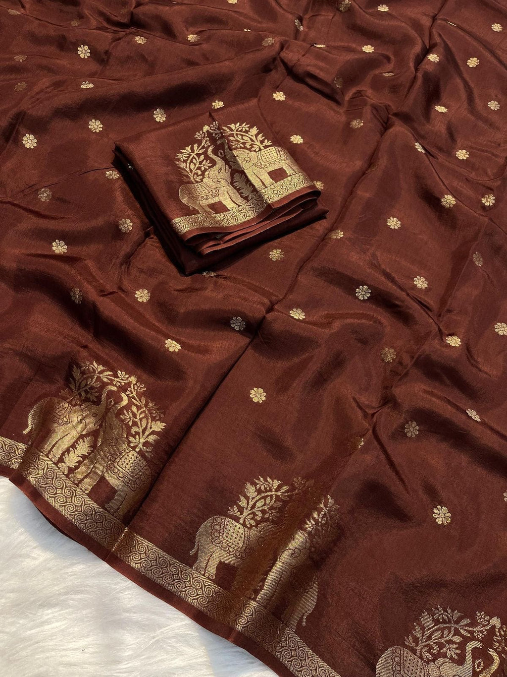Rima Muslin Silk Saree with Running Blouse